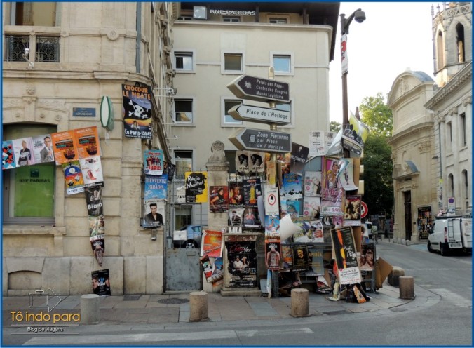 As ruas de Avignon